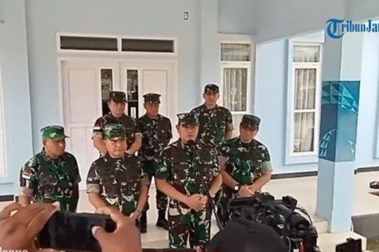 Panglima TNI Yudo Margono di Timika, Selasa (18/4/2023).