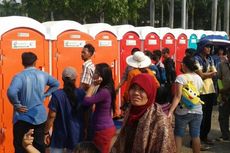 Toilet Warna-warni di Monas Jadi Daya Tarik Pengunjung Syukuran Rakyat