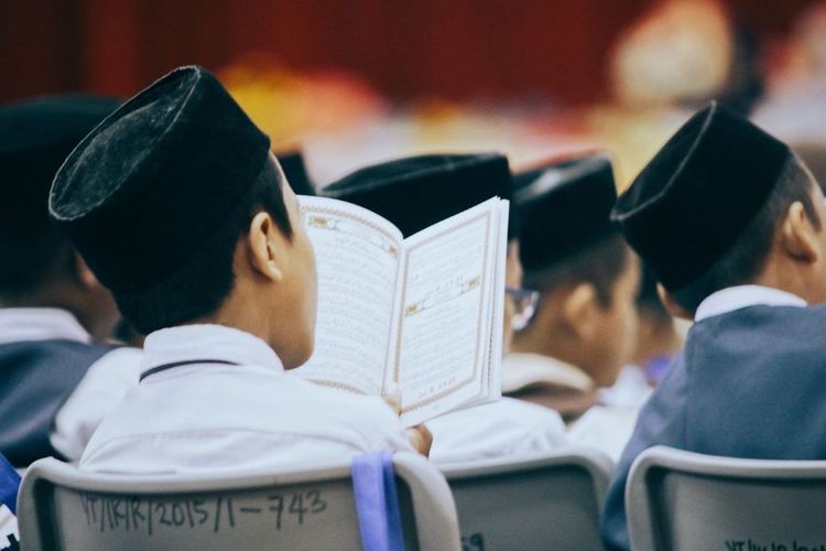 Ilustrasi pesantren kilat Ramadhan.