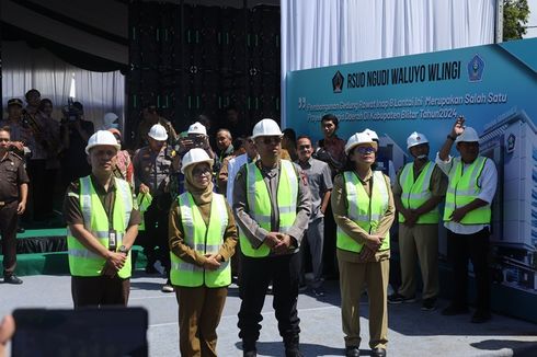 Bupati Blitar Laksanakan Kegiatan Groundbreaking Pembangunan Gedung Rawat Inap 8 Lantai RSUD Ngudi Waluyo Wlingi