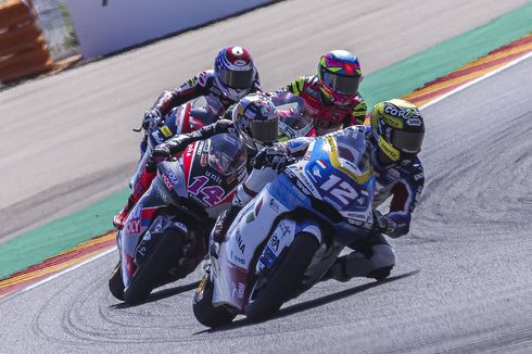 Tiga Pebalap Pertamina Mandalika Gagal Finis di Moto2 Aragon