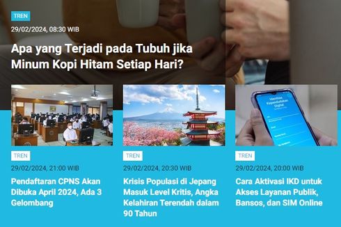 [POPULER TREN] Efek Minum Kopi Hitam Setiap Hari | Benarkah Kurikulum Merdeka Akan Digantikan Kurikulum Nasional?