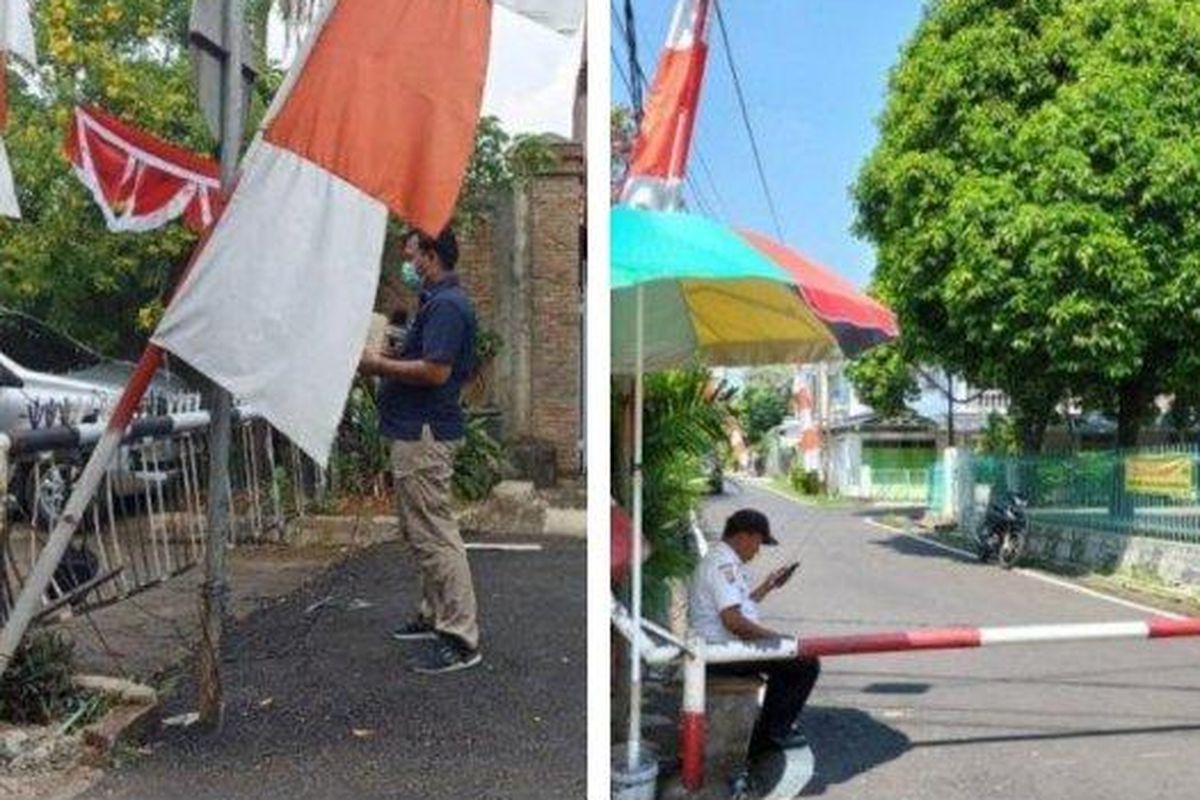 Kolase Foto Rumah Pribadi Ferdy Sambo di Jalan Saguling III, Jakarta Selatan. Satpam kompleks rumah pribadi Ferdy Sambo membuat pengakuan dirinya menerima uang Rp 150 ribu. Ia pun menurut disuruh tutup portal menuju rumah Ferdy. 