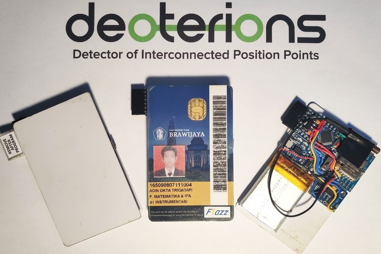 Alat bernama Detector of Interconnected Position Points (Deoterions) karya mahasiswa Universitas Brawijaya (UB) Malang.