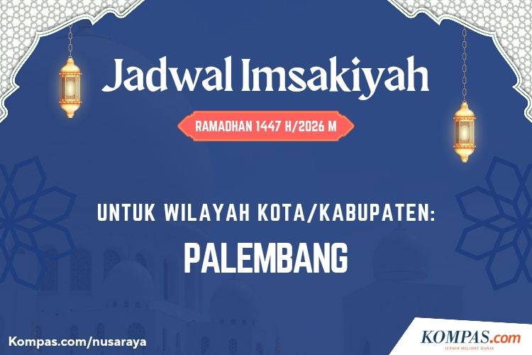 Jadwal Imsak Kota Palembang Hari Ini, Minggu 22 Februari 2026