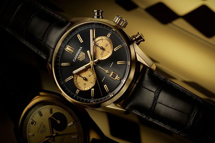 TAG Heuer Carrera Chronograph Yellow Gold