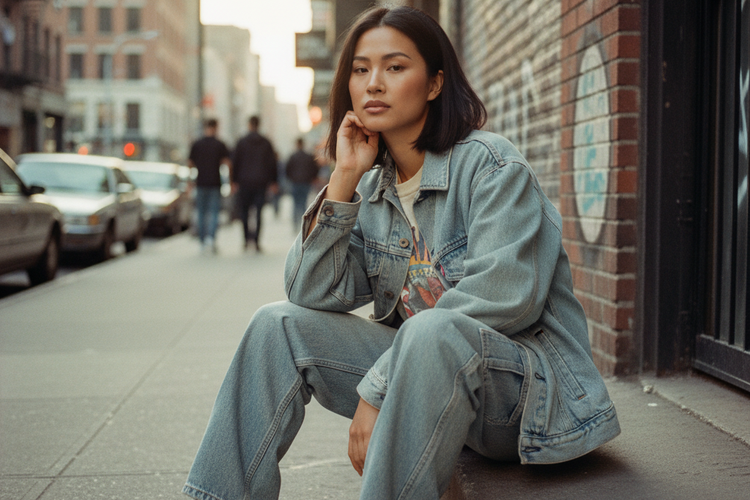 Foto Solo Generated AI Retro Film Aesthetic