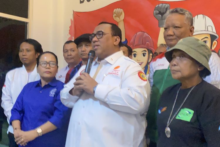 Antisipasi Disusupi Perusuh, Buruh Cuma Demo Sampai Siang di Sudirman-Thamrin