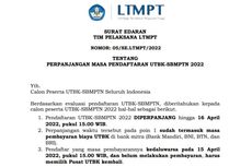 Pendaftaran UTBK SBMPTN 2022 Diperpanjang, Ini Ketentuan dari LTMPT