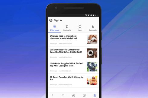 Diperbarui, Browser Opera Android Bisa Simpan Situs di Kartu MicroSD