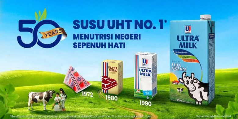 Pionir Susu UHT di Indonesia Genap Berumur 50 Tahun