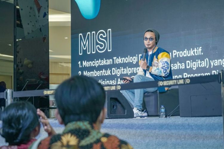 Dobby dalam talk show bertema ?Aset Kripto dalam Perspektif Perkembangan Industri Kreatif Indonesia?.