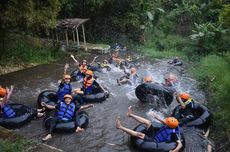 Aktivitas di Taman Dolan Kota Batu, Ada River Tubing