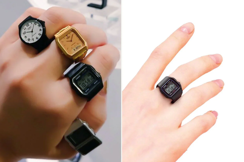 Kreasi Unik, Cincin Arloji dari Casio Cuma Rp 42.000, Mau?