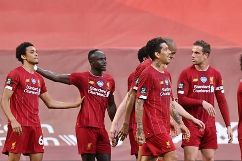 Liverpool Vs Crystal Palace, The Reds Unggul 2 Gol pada Babak Pertama