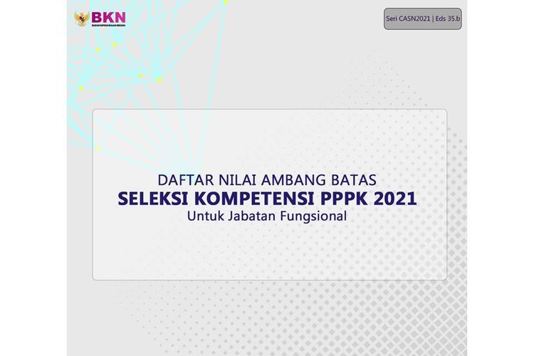 Tangkapan layar nilai ambang batas PPPK