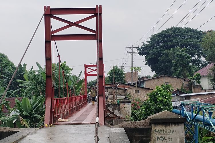Sempat Viral Anak Sekolah di Medan Seberangi Sungai Lewat Pipa PDAM, Kini Jembatan Besi Sudah Dibangun