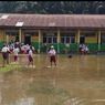 Banjir di Kampar Riau Mulai Landa Sekolah Dasar, Ganggu Proses Belajar