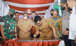 Wujudkan Keinginan Pedagang, Bobby Nasution Resmikan Pasar Aksara di Deli Serdang