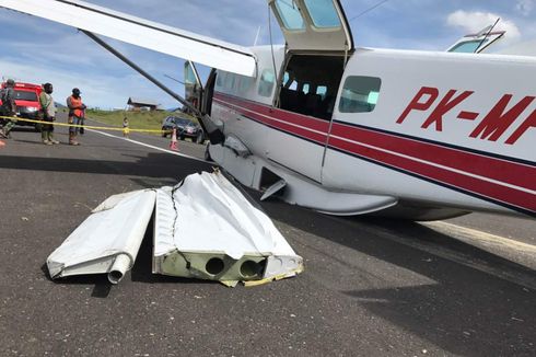 Pesawat Tergelincir di Ilaga Papua, Pilot dan Penumpang Selamat