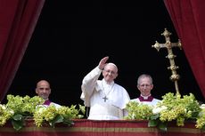Pesan Paskah, Paus Fransiskus Doakan Perdamaian di Korea dan Suriah