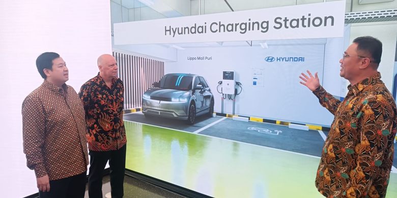Kerja sama pengadaan charging station oleh Hyundai Motors Indonesia dengan Lippo Malls Indonesia