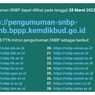 SNBP 2023 Diumumkan Jam 3 Sore, Ini 39 Link Pengumuman dan Cara Ceknya