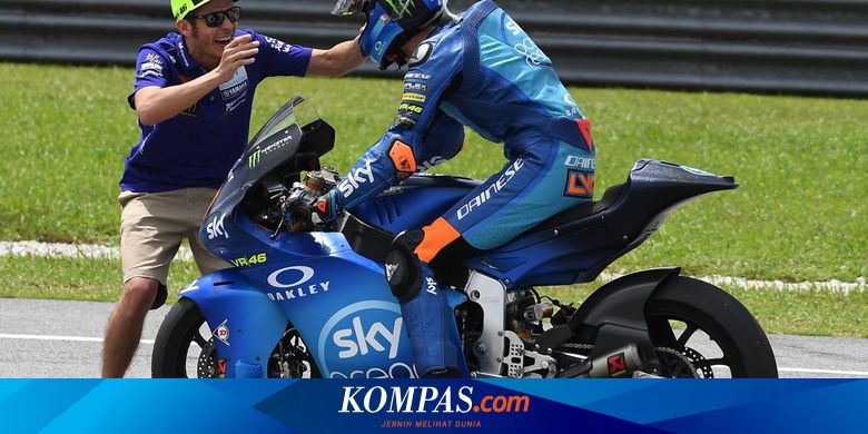 Hasil Moto2 GP Catalunya, Adik Valentino Rossi Juara
