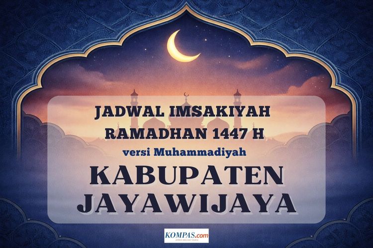 Jadwal imsakiyah untuk Kabupaten Jayawijaya selama Ramadhan 2026 versi Muhammadiyah , lengkap dari tanggal 1 - 30 Ramadhan 1447 H.