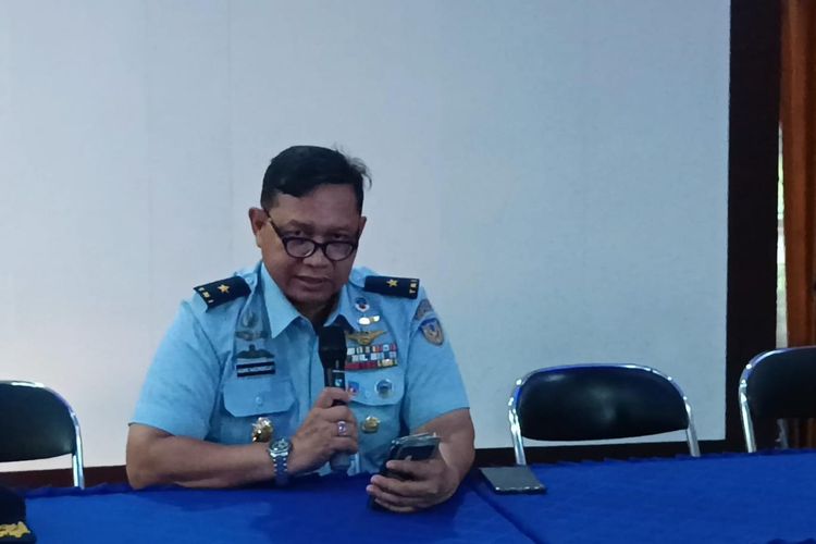 Kadispenau, Marsekal Pertama TNI Agung Sasongko Jati (KOMPAS.com/Imron Hakiki)