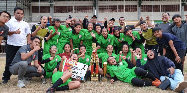 Radeka Angels menjuarai Kerjurnas Sepakbola Wanita Kartini Cup 2019