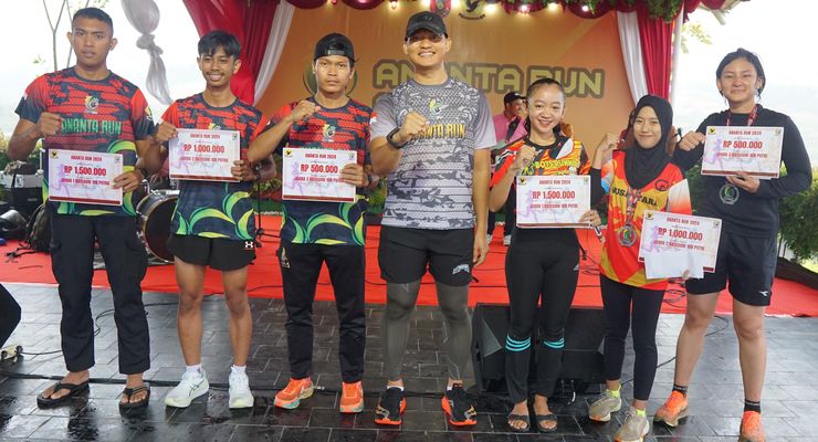 Ananta Run Meriahkan HUT Ke-10 Batalyon Zeni Tempur 17/AD 