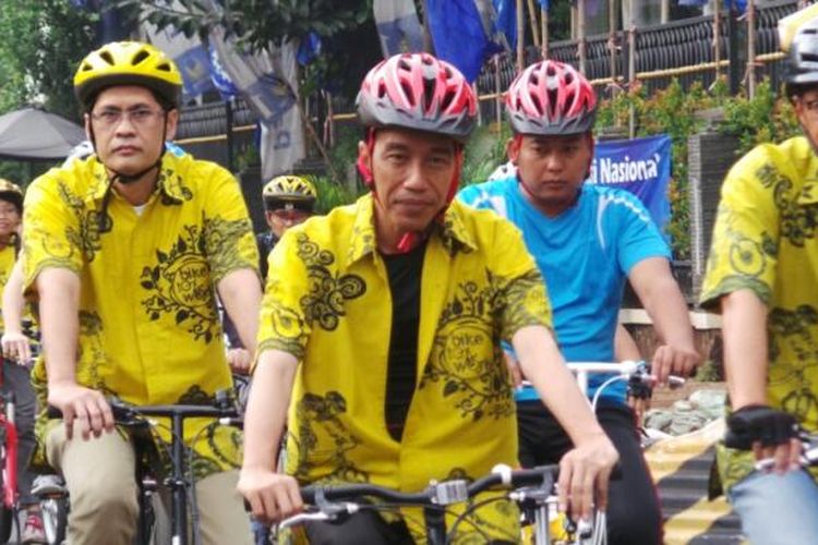 Tahun 2014, Gubernur DKI Jakarta Joko Widodo berencana blusukan naik sepeda.