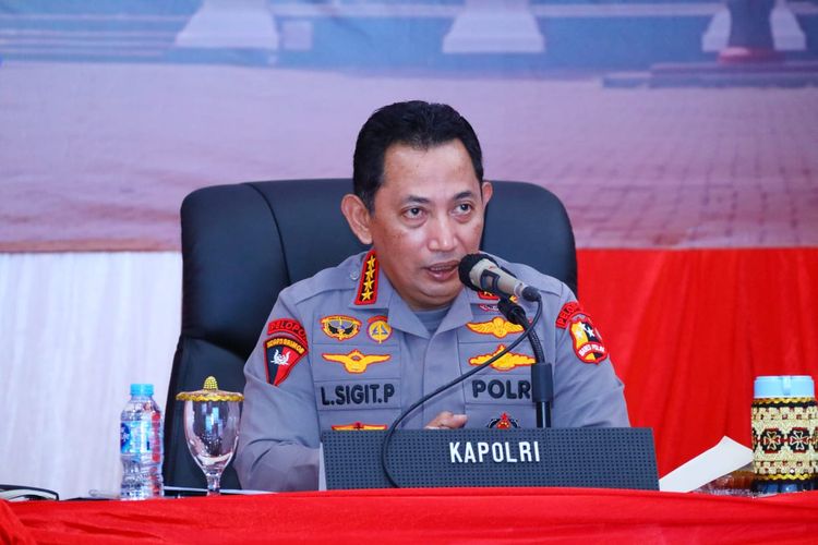 Kepala Kepolisian Negara Republik Indonesia (Kapolri) Jenderal Listyo Sigit Prabowo di Mabes Polri, Jakarta, Rabu (26/1/2022). Foto: Divisi Humas Polri