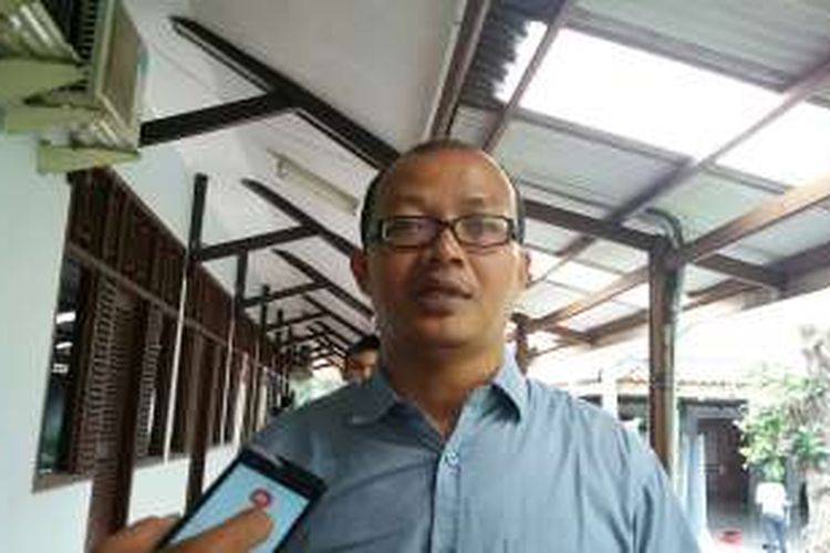 Koordinator Bidang Hukum dan Peradilan Indonesia Corruption Watch (ICW) Emerson Yuntho di Kampus Universitas Paramadina, Jakarta, Senin (22/2/2016)