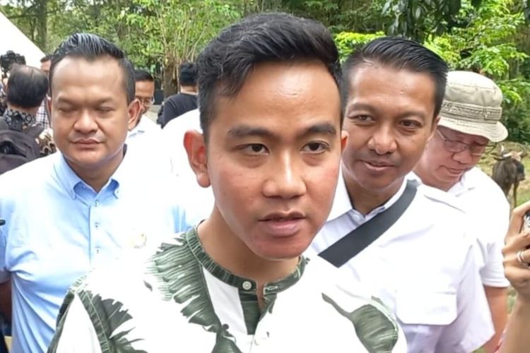 Wali Kota Solo Gibran Rakabuming Raka di Solo, Jawa Tengah, Jumat (27/1/2023).