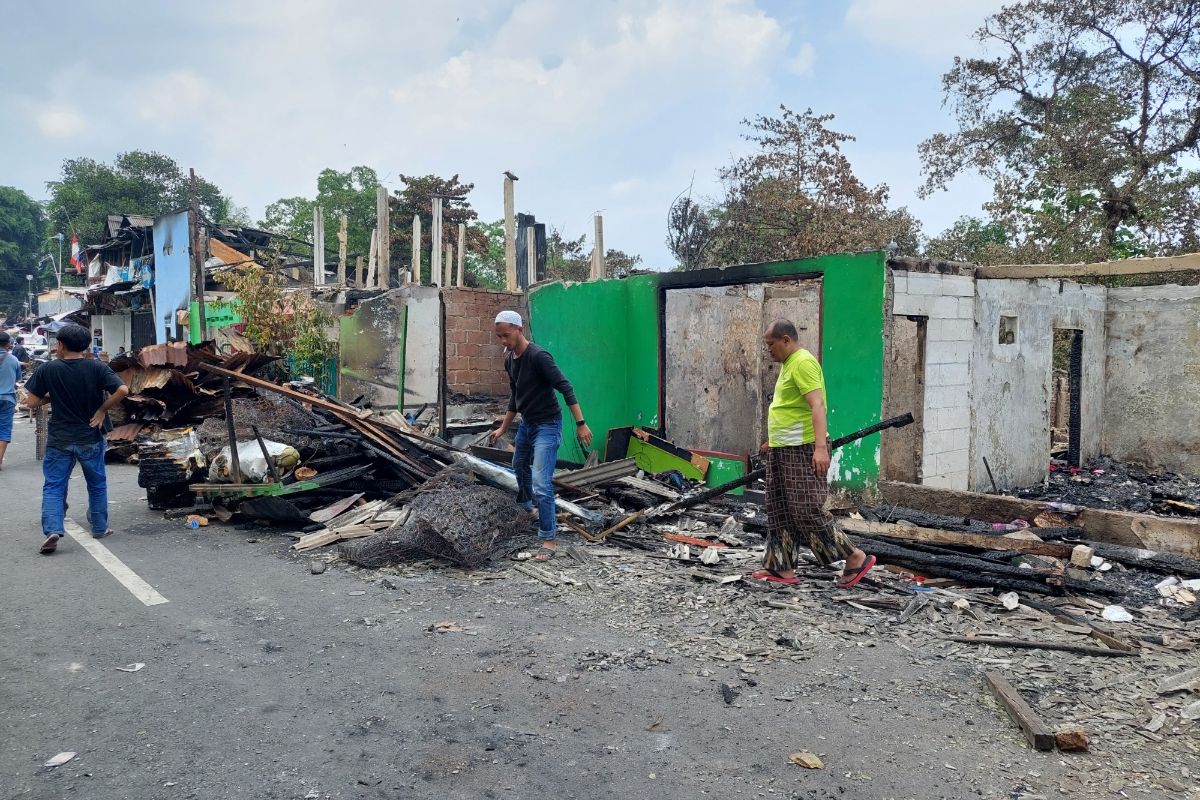 Suasana sederet kediaman di Jalan Manggarai Utara II, Manggarai, Tebet, Jakarta Selatan, pada Minggu (18/12/2022).