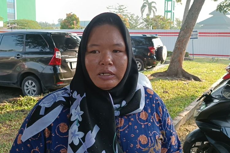 Halimah saat diwawancarai di Rumah Sakit Haji Medan pada Kamis (15/8/2024). 