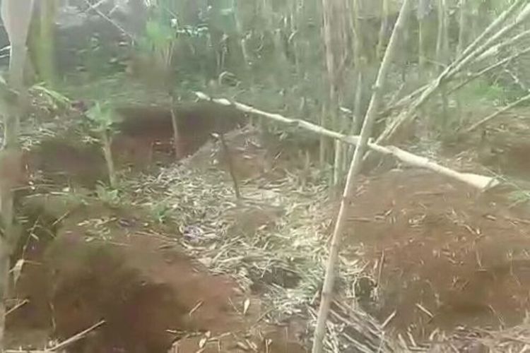 Lokasi Amblesan di Dusun Panggang I, Desa Giriharjo, Kecamatan Panggang, Gunungkidul