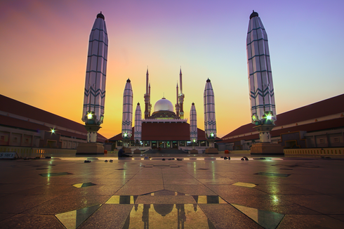 Keistimewaan Masjid Agung Jawa Tengah, Punya Payung Raksasa Seperti Masjid Nabawi di Madinah