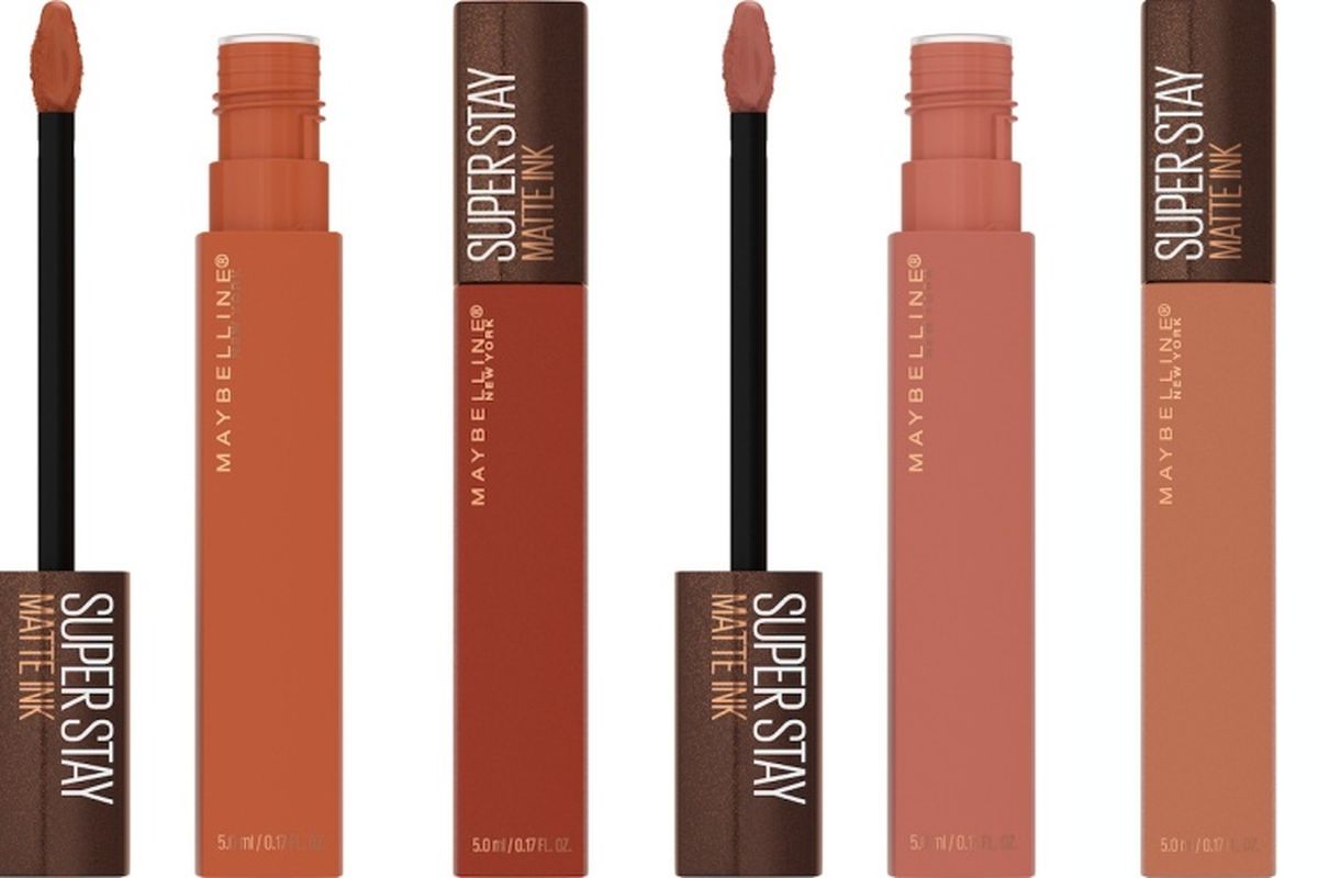 Pilihan warna lipstik edisi terbatas Maybelline Superstay Coffee.