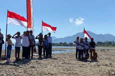 Di Pesisir Pantai Motaain NTT, Ada Batas Negara dan Upacara Peringatan Kemerdekaan 