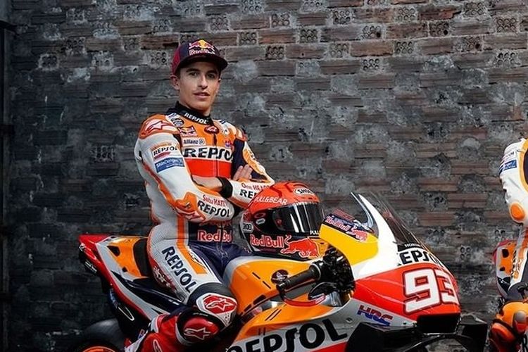 Marc Marquez dengan livery untuk MotoGP 2021