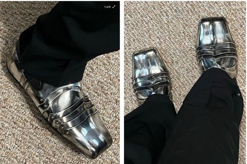 Wow! Balenciaga Bikin Sepatu Armor ala Abad Pertengahan