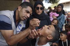 Tentara Israel Disebut Todongkan Senjata ke Petugas Vaksinasi Polio Anak di Gaza