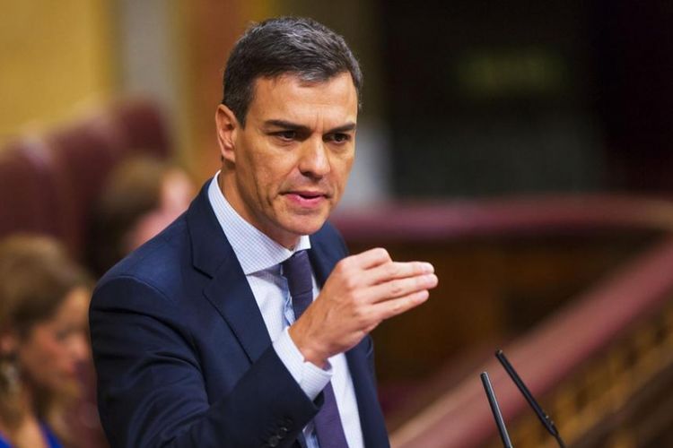 Pedro Sanchez, pemimpin Partai Sosialis Spanyol ditunjuk menggantikan perdana menteri yang dilengserkan Mariano Rajoy, pada 1 Juni 2018.