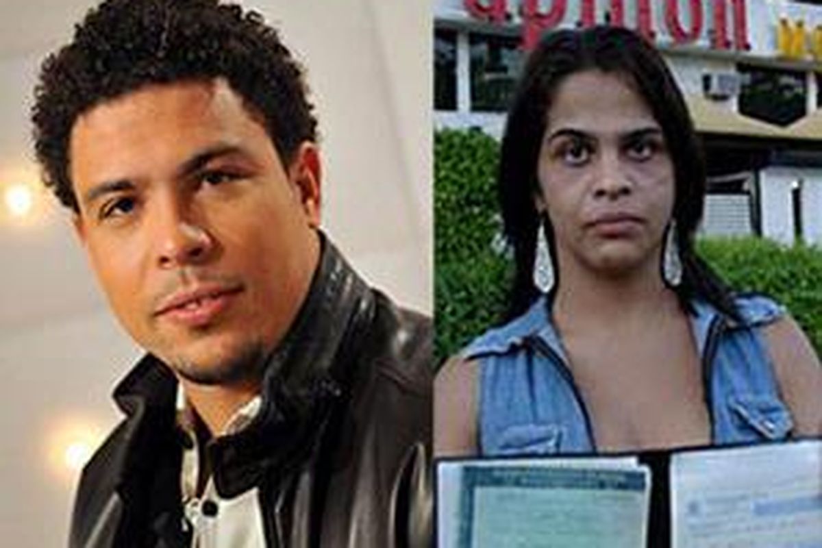 Ronaldo (kiri) dan Andrea alias Andre, waria yang membuatnya kecele.