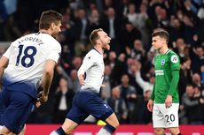 Hasil Liga Inggris, Eriksen Jadi Pembeda Laga Tottenham Vs Brighton