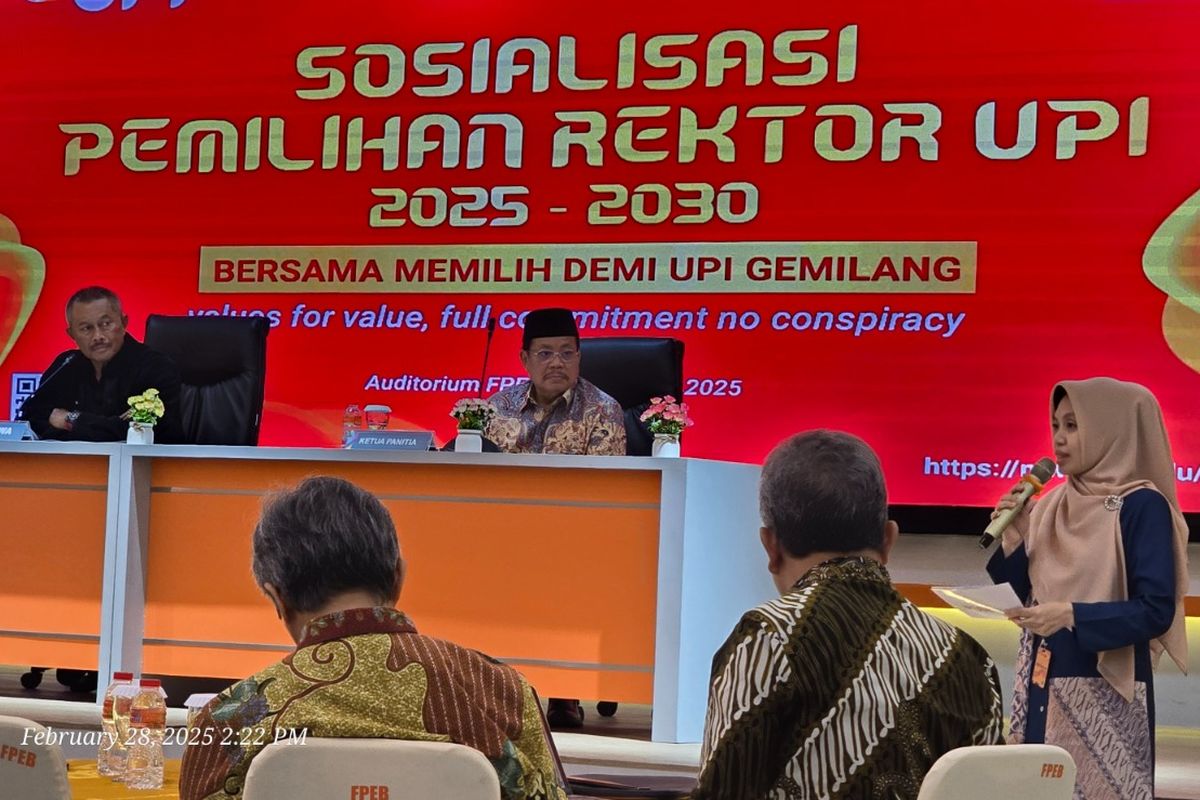 Sosialisasi Pemilihan Rektor UPI 2025-2030.