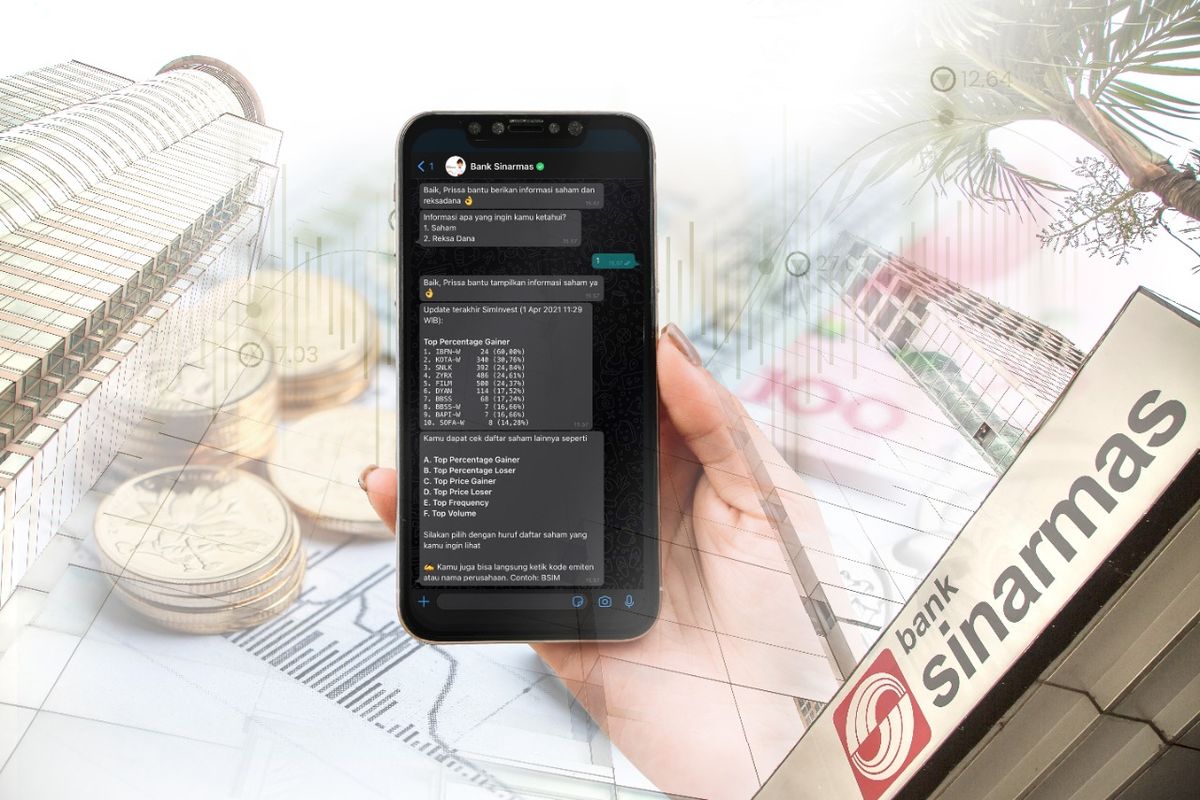 Bank Sinarmas menghadirkan fitur asisten virtual Prissa untuk nasabah.